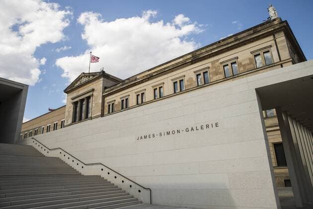Entertainment Themen der Woche KW26 Entertainment Bilder des Tages Aussensicht der James Simon Galerie in Berlin am 1. Juli 2019. Pressevorschau James Simon Galerie in Berlin