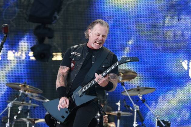 James Hetfield of Metallica on stage at Ullevi Stadium in Gothenburg on July 9, 2019 GOTHENBURG Sweden ACE x9200x,  Copyright: xJonasxLindstedt TTx METALLICA WORLDWIRE TOUR