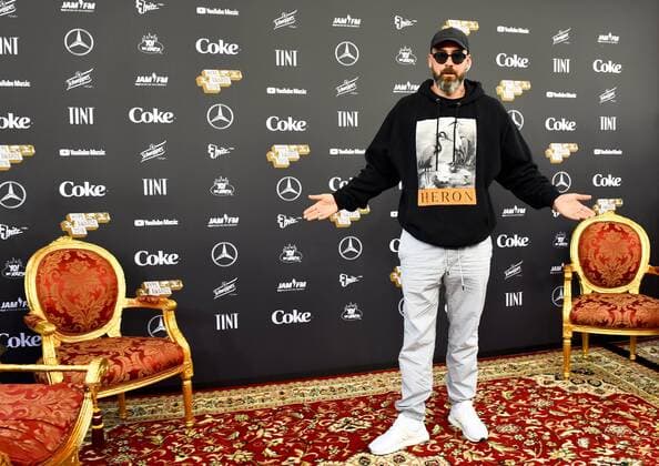 Entertainment Bilder des Tages 10.07.2019, xlakx, Musik , HYPE AWARDS 2019 emspor, v.l. Sido auf dem Orient Teppich Berlin