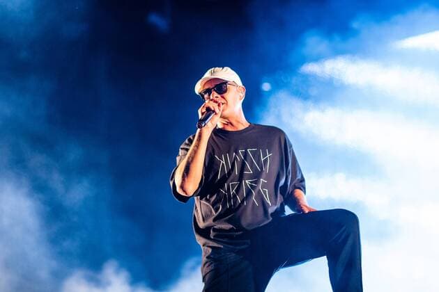 Stefan Richter aka Trettmann auf der Snipes MainStage während des 22. Splash Festivals (Tag 2) in Ferropolis am 13. July 2019 in Gräfenhainichen, Sachsen Anhalt, Germany