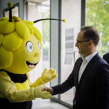 Entertainment Themen der Woche KW33 Entertainment Bilder des Tages Bundesaussenminister Heiko Maas, SPD, nimmt im Auswaertigen Amt am Tag der offenen Tuer teil. , 18.08.2019. Germany Copyright: xThomasxTrutschelx