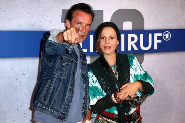 Entertainment Themen der Woche KW34 Entertainment Bilder des Tages Polizeiruf 110 - Fotocall Lucas Gregorowicz und Maria Simon auf dem Fotocall des neuen rbb Polizeiruf 110 am 20. August 2019 im Cinema Paris in Berlin. Das Erste zeigt den neuen rbb- Polizeiruf 110: Heimatliebe am 25. August 2019 um 20.15 Uhr . Berlin Charlottenburg Berlin Deutschland