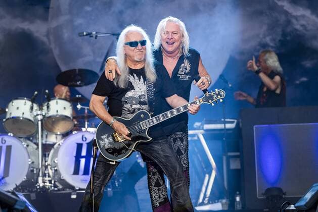 Entertainment Bilder des Tages 30.08.2019, Riverside - Festival, Uriah Heep, Bernie Shaw, Aarburg Aargau Schweiz Copyright: xJustPictures.ch HPxRoosx