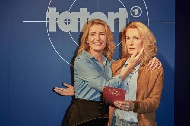 Bilder des Jahres 2019, Entertainment 09 September Entertainment Themen der Woche KW37 Entertainment Bilder des Tages Maria Furtwaengler - Einweihung ihrer Wachsfigur als Kommissarin Charlotte Limdholm bei Madame Tussauds Berlin am 10.09.2019. Maria Furtwaengler bei Madame Tussauds Berlin