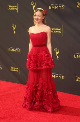 15 September 2019 - Los Angeles, California - Sydney Sweeney. 2019 Creative Arts Emmy Awards Day 2 held at The Microsoft Theater. Photo Credit: FSadou AdMedia 245061 2019-09-15 CA Los Angeles Etats-Unis  Copyright: xAdMediax STAR_245061_052