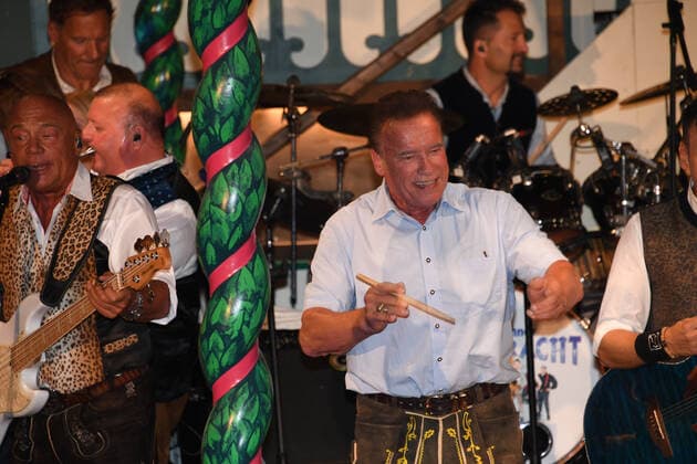 Bilder des Jahres 2019, Entertainment 09 September Entertainment Themen der Woche KW38 Arnold Schwarzenegger Wies«n 2019 Zelte 2.Tag Oktoberfest 2019 Theresienwiese München 22. September 2019