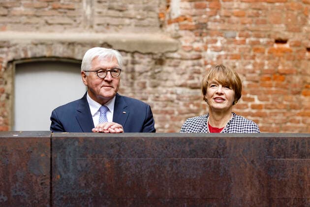 Bilder des Jahres 2019, Entertainment 09 September Entertainment Themen der Woche KW39 Frank-Walter Steinmeier mit Ehefrau Elke Büdenbender beim Besuch des Kunstmuseums Kolumba. Köln, 27.09.2019