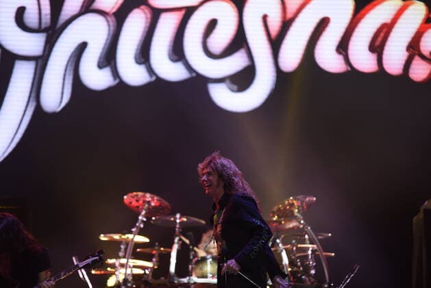 September 28, 2019, Rio De Janeiro, RIO DE JANEIRO, BRAZIL: September 28th....Second day of Rock in Rio, one of the biggest music festivals in the world, British rock band whitesnake on the sunset stage...... located in Barra da Tijuca, west of the city............: ....Brazil, .., 2019.... Rio De Janeiro, : ZUMA Wire) Rio De Janeiro BRAZIL - ZUMAt142 20190928_zap_t142_030 Copyright: xFabioxTeixeirax