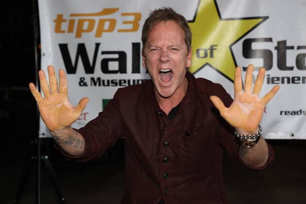 Bilder des Jahres 2019, Entertainment 10 Oktober Entertainment Themen der Woche KW40 Entertainment Bilder des Tages Kiefer SUTHERLAND - Walk of Stars Wien, Arena, 05. 10. 2019 Kiefer SUTHERLAND