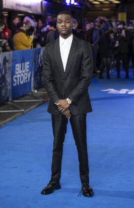 November 15, 2019, London, United Kingdom: Stephen Odubola attends the World Premiere of the Blue Story at the Curzon Mayfair in London. London United Kingdom - ZUMAs197 20191115_zaa_s197_060 Copyright: xGaryxMitchellx