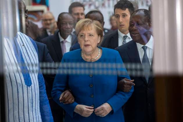 Bilder des Jahres 2019, News 11 November News Themen der Woche News Bilder des Tages Deutschland, Berlin, Haus der Wirtschaft, Compact-with-Africa-Konferenz, Bundeskanzlerin Angela Merkel CDU, 19.11.2019