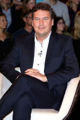 Christian von Stetten bei der Aufzeichnung der ZDF-Talkshow Markus Lanz im Fernsehmacher Studio auf dem Phoenixhof. Hamburg, 20.11.2019