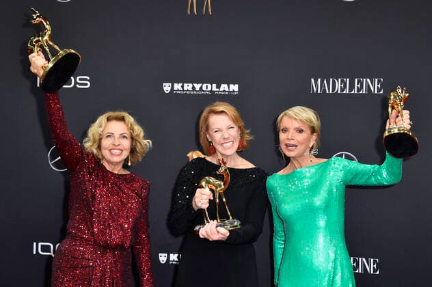 Bilder des Jahres 2019, Entertainment 11 November Entertainment Bilder des Tages Michaela May, Gaby Dohm und Uschi Glas bei der 71. Bambi-Verleihung 2019 im Festspielhaus. Baden-Baden, 21.11.2019