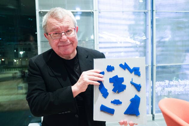 Daniel Libeskind, Star Architekt, bei der Buchvorstellung und Gespräch ÇOn the Duty and the Power of ArchitectureÈ in der Akademie der Künste am 26.11.2019 in Berlin Daniel Libeskind bei Buchvorstellung in Berlin