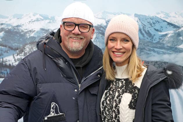 Bilder des Jahres 2019, Entertainment 12 Dezember Entertainment Bilder des Tages ORF Zauberhafte Weihnacht . DJ Ötzi und Sonja Weissensteiner anläßlich der Aufzeichung der ORF BR musikalischen Weihnachtssendung Zauberhafte Weihnacht am 02.12.2019 im Gutshof Flachau , Österreich. 20191202BOS0010