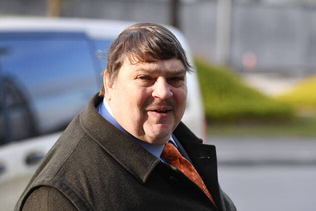 Bernd POSSELT, Einzelbild,angeschnittenes Einzelmotiv,Portraet,Portrait,Porträt. CSU Vorstandssitzung in der CSU Zentrale in Muenchen am 17.02.2020