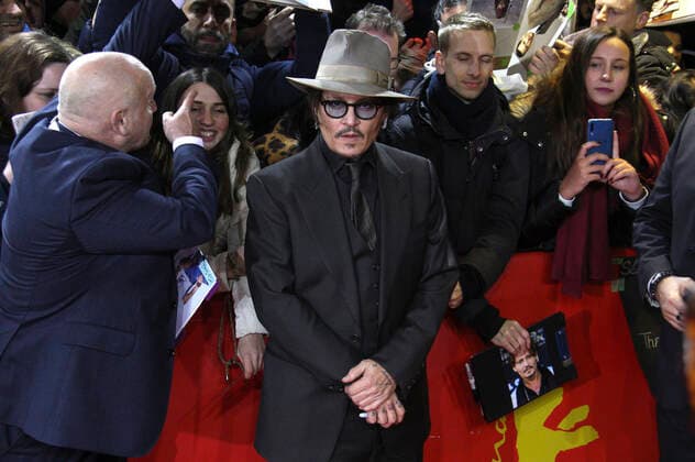 2020 Bilder des Jahres, Entertainment 02 Februar Entertainment Bilder des Tages Johnny Depp attending the Minamata premiere at the 70th Berlin International Film Festival Berlinale 2020 at Friedrichstadt-Palast on February 21, 2020 in Berlin, Germany.