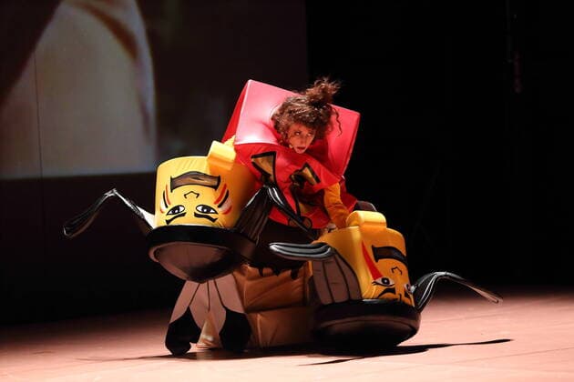 2020 Bilder des Jahres, Entertainment 02 Februar Entertainment Bilder des Tages Adaya Berkovich während der Fotoprobe für die Tanzperformance The West in der Volksbühne Berlin, 25. Februar 2020. Von Constanza Macras DorkyPark. Regie und Choreografie Constanza Macras. Bühne Alissa Kolbusch. Kostüme Roman Handt. Premiere ist am 26. Februar 2020. Volksbühne Berlin The West