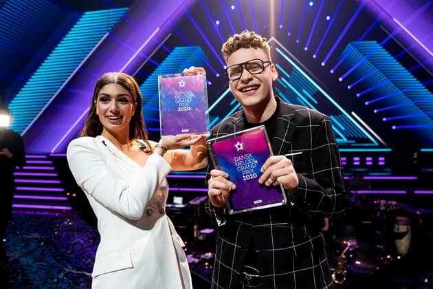 Bilder des Jahres 2020, Entertainment 03 März Entertainment Themen der Woche KW10 Entertainment Bilder des Tages Ben & Tan vinder Dansk Melodi Grand Prix 2020. Dansk Melodi Grand Prix 2020 i Royal Arena, loerdag den 7. marts 2020.. , Copenhagen Denmark Copyright: RitzauxScanpix IdaxGuldbaekxArentsenx cop101 spdk20200307-231035-L