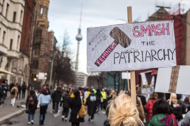 Bilder des Jahres 2020, News 03 März News Themen der Woche KW10 Berlin, Internationale Frauentagsdemo Deutschland, Berlin - 08.03.2020: Im Bild sind Impressionen von der Internationalen Frauentagsdemo in Berlin zu sehen. Berlin Berlin Deutschland