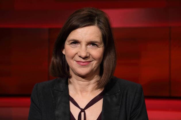Katrin Göring-Eckardt (Fraktionsvorsitzende im Deutschen Bundestag, BÜNDNIS 90 DIE GRÜNEN) in der ARD-Talkshow hart aber fair am 09.03.2020 in Berlin. Thema: Fluchtziel Europa - Was haben wir aus 2015 eigentlich gelernt?