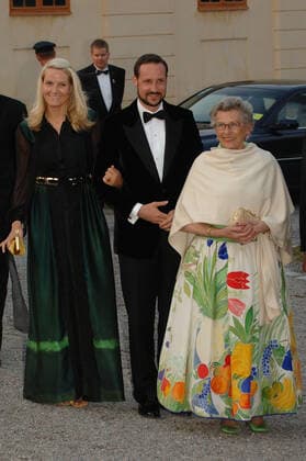 Princess Mette Marit, Crown Prince Haakon Magnus, Princess Astrid Private dinner at Drottningholm Castle with the celebration of the Kings 60th anniversary, 2006 04 29 c Karin Törnblom IBL royal house Norway x2377x,  Copyright: xKarinxTörnblom TTx