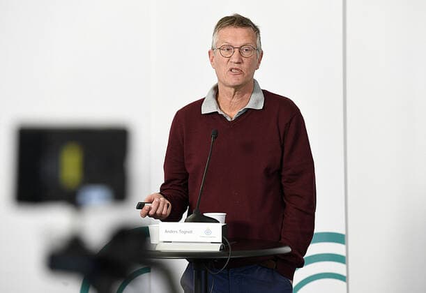 State epidemiologist Anders Tegnell during the Public Health Authoritys daily press meeting on the state of the corona virus, covid 19 Stockholm Sweden x2512x,  Copyright: xLINDAHLxBJÖRN Aftonbladetx Folkhälsomyndigheten pressträff