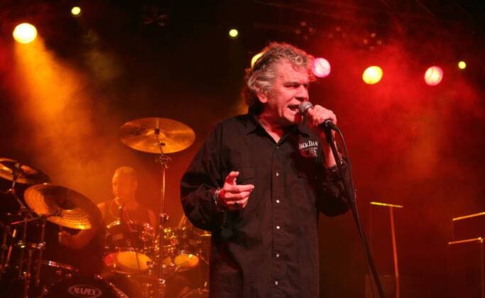 77 Konzert: Nazareth, Saenger Dan McCafferty, im Berliner Postbahnhof, Fritzclub, Hardrock, Heavy Metal, Rock, Musiker, Musik, Berlin Germany, Deutschland Copyright: xPOP-EYE Gabschx 00220149_00220149