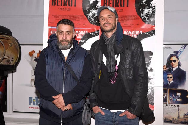 Bilder des Jahres 2020, Entertainment 05 Mai Entertainment Themen der Woche KW22 News Bilder des Tages Kida Khodr Ramadan und Christoph Gampl bei der Premiere des Kinfilms Man from Beirut im Drive In Autokino München-Aschheim. Aschheim, 30.05.2020