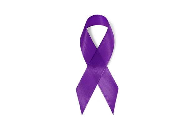 Symbolbild Awareness Ribbon Lila, Schleife, Zeichen der Solidarität, Alzheimer, Morbus Crohn, Epilepsie, Bauchspeicheldrüsenkrebs Copyright: imageBROKER Anne-SophiexWittwer ibxasw05803976.jpg
