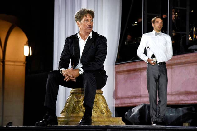 Bilder des Jahres 2020, Entertainment 07 Juli Tobias Moretti bei der Fotoprobe zum Theaterstück Jedermann - Das Spiel vom Sterben des reichen Mannes bei den Salzburger Festspielen 2020 auf dem Domplatz. Salzburg, 29.07.2020