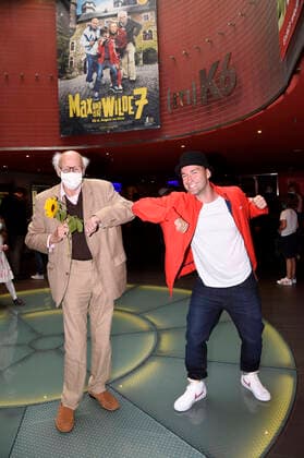 Bilder des Jahres 2020, Entertainment 08 August Entertainment Themen der Woche KW31 Entertainment Bilder des Tages Dieter Schaad und Benoby bei der Premiere des Kinofilms Max und die wilde 7 im Mathäser Filmpalast. München, 02.08.2020