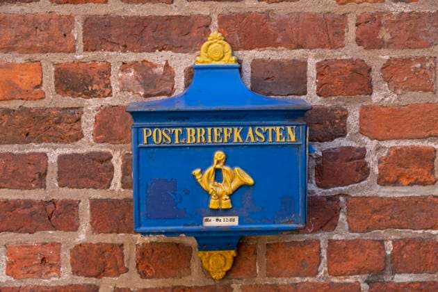 Alter Briefkasten, Böttcherstraße, Bremen, Deutschland, Europa Copyright: imageBROKER SiegfriedxKuttig ibxshg05818326.jpg