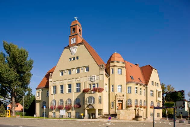 Heidenau Rathaus Heidenau Sachsen GERMANY