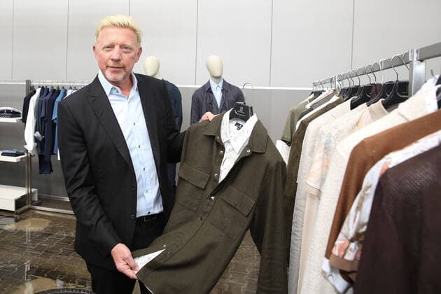 Bilder des Jahres 2020, Entertainment 08 August Entertainment Themen der Woche KW35 Entertainment Bilder des Tages Boris Becker bei der Vorstellung seiner Boris Becker Mode-Kollektion am 28.08.2020 im Rahmen der Modemesse Gallery Fashion and Shoes 2020 in Düsseldorf Boris Becker bei der Vorstellung seine Mode-Kollektion in Düsseldorf