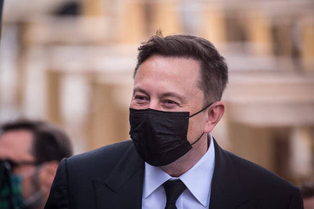 Bilder des Jahres 2020, News 09 September News Themen der Woche KW36 News Bilder des Tages Berlin, Elon Musk zu Gast bei der Vorstandsklausur der CDU CSU-Bundestagsfraktion Deutschland, Berlin - 02.09.2020: Im Bild ist Elon Musk bei der Ankunft als Gast zur Vorstandsklausur der CDU CSU-Bundestagsfraktion in Berlin zu sehen. Berlin Berlin Deutschland