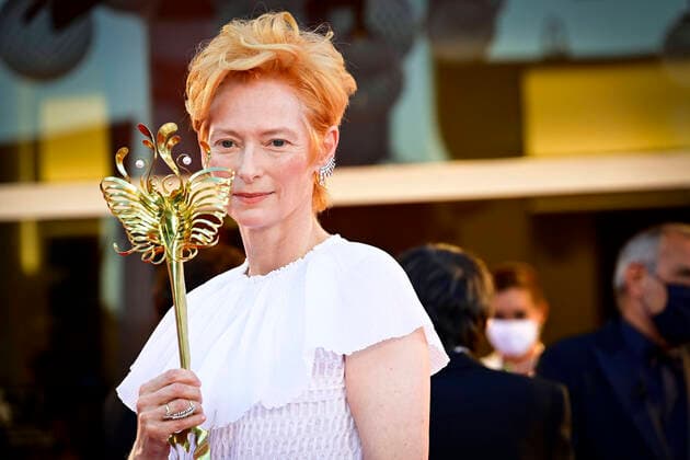Bilder des Jahres 2020, Entertainment 09 September Foto IPP - Daniele Cifala™ - 02 09 2020 - Lacci Red Carpet And Opening Ceremony Red Carpet Arrivals - The 77th Venice Film Festival - 77 Mostra Internazionale d™Arte Cinematografica - nella foto: Actress Tilda Swinton