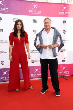 Bilder des Jahres 2020, Entertainment 09 September Entertainment Themen der Woche KW38 Nilam Farooq und Nico Hofmann bei der Verleihung der First Steps Awards am 14.09.2020 in Berlin First Steps Awards 2020 in Berlin