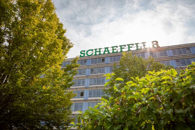 17.09.2020, Reportage Autozulieferer Schaeffler, Stamm- und Hauptsitz Herzogenaurach Verwaltungsgebäude mit dem Schriftzug Schaeffler Herzogenaurach Bayern Deutschland