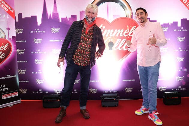 Bilder des Jahres 2020, Entertainment 10 Oktober Entertainment Themen der Woche KW44 Entertainment Bilder des Tages Detlev Buck und Eko Fresh bei der Himmel und Kölle Musical Premiere am 29.10.2020 in Köln Himmel und Kölle Musical Premiere in Köln
