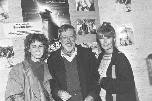 Archiv Beatrice Richter Schauspielerin Dietmar Schoenherr Schauspieler Vivi Bach Saengerin Muenchen 1982 Archiv Motive Dietmar Schoenherr Muenchen