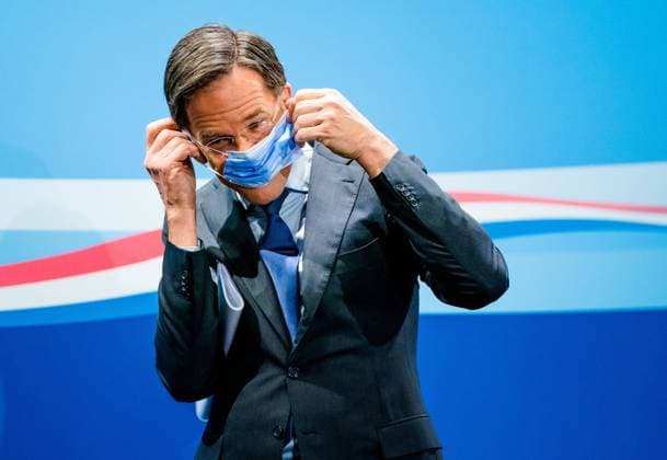 Bilder des Jahres 2020, Entertainment 11 November Entertainment Themen der Woche KW48 Entertainment Bilder des Tages THE HAGUE - Prime Minister Mark Rutte during the weekly press conference after the Council of Ministers. ANP BART SIZE Copyright: xHollandsexHoogtex xxANPx x425606958x