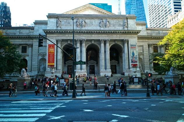 September 27, 2014, New York, New York, United States: New York Public Library, on the corner of 42nd Street with Fifth Avenue New York United States - ZUMAc94_ 20140927_zap_c94_103 Copyright: xKikexCalvox