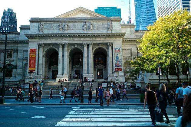September 27, 2014, New York, New York, United States: New York Public Library, on the corner of 42nd Street with Fifth Avenue New York United States - ZUMAc94_ 20140927_zap_c94_110 Copyright: xKikexCalvox