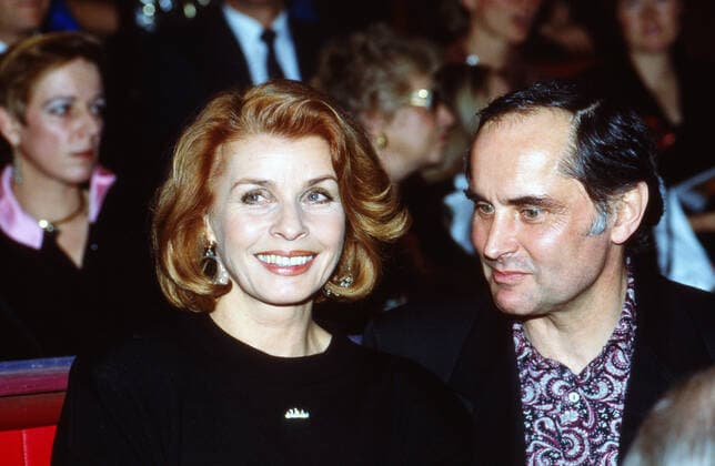 Stars in der Manege 1989 Stars in der Manege, Zirkus-Show aus München, Deutschland 1989, mit dabei: Schauspielerin Senta Berger mit Ehemann Michael Verhoeven, München Bayern Deutschland