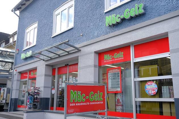 05.02.2020 xkhx Symbolfoto Mäc-Geiz - Discounter für Drogerie und Haushalt - Non-Food Discounter