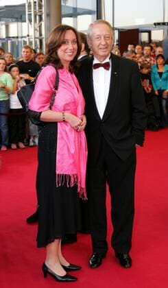 Deutscher Fernsehpreis 2005 Copyright: IMAGO. Herrmann 15.10.2005 Thema: Verleihung Deutscher Fernsehpreis 2005 im Coloneum in Köln ( Koeln) mit den Preistraegern und Gaesten: Paul Spiegel mit Tochter Diana Copyright: xEventpressxHerrmannx