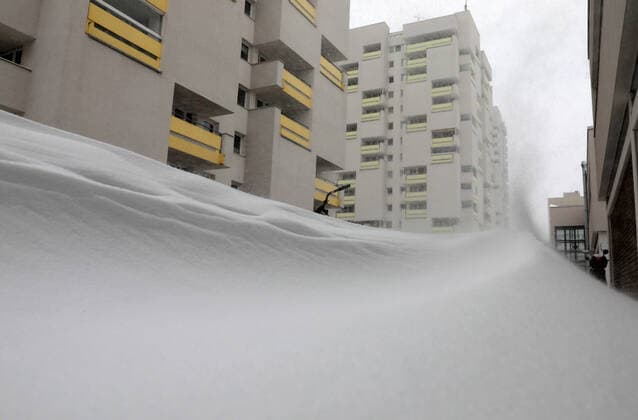 Bilder des Jahres 2021, News 02 Februar News Themen der Woche KW05 News Bilder des Tages Braunschweig Niedersachsen Braunschweig, 07.02.2021, Wintereinbruch am Sonntag in Braunschweig, Schneesturm