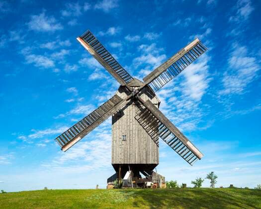 Bockwindmühle, Beelitz, Brandenburg, Deutschland, Europa Copyright: imageBROKER AndreasxVitting iblavi06688789.jpg