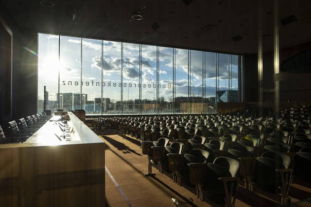 Bilder des Jahres 2021, News 03 März News Themen der Woche KW09 News Bilder des Tages Saal der Bundespressekonferenz, aufgenommen in Berlin, 05.03.2021. Berlin Deutschland